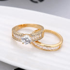 Simulated Diamond Engagement Rings