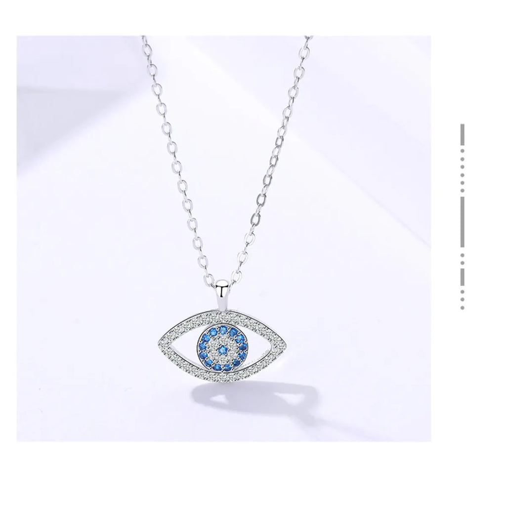 Sterling Silver Demon Eye Necklace