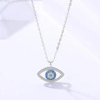 Sterling Silver Demon Eye Necklace