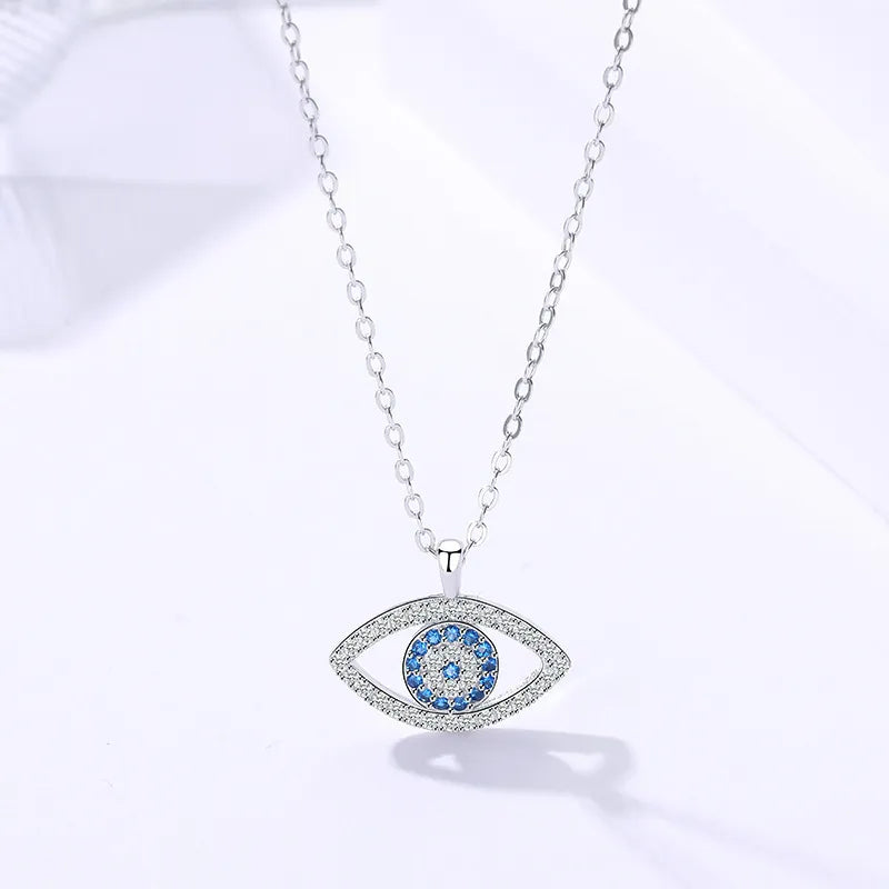 Sterling Silver Demon Eye Necklace