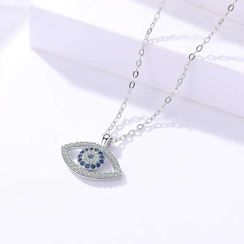 Sterling Silver Demon Eye Necklace