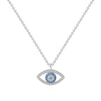 Sterling Silver Demon Eye Necklace