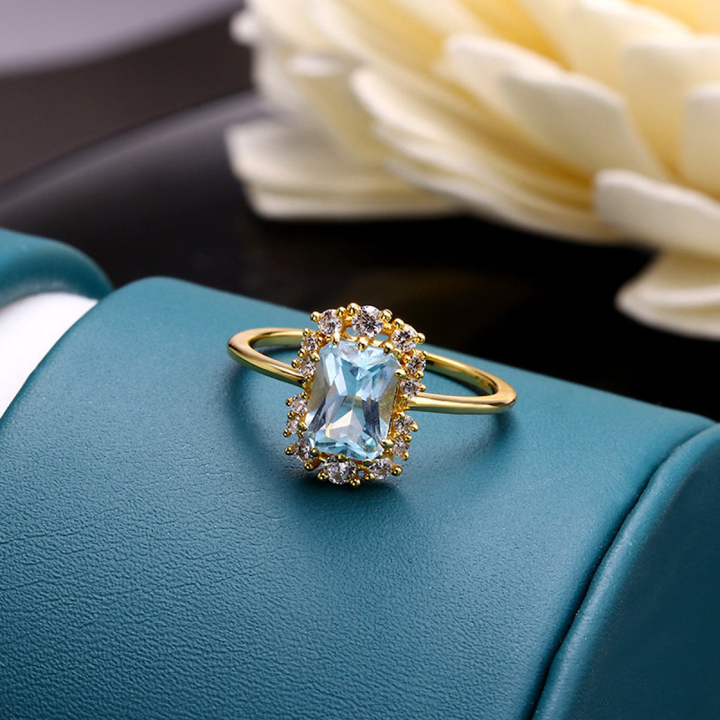 Zircon Inlaid Ladies Fashion Jewelry