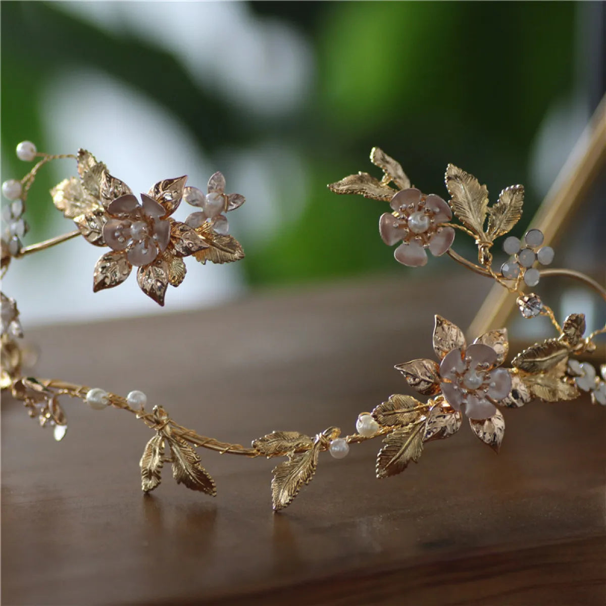 Asymmetric Handmade Bridal Head Jewelry