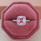 Multicolor Cubic Zirconia Wedding Rings