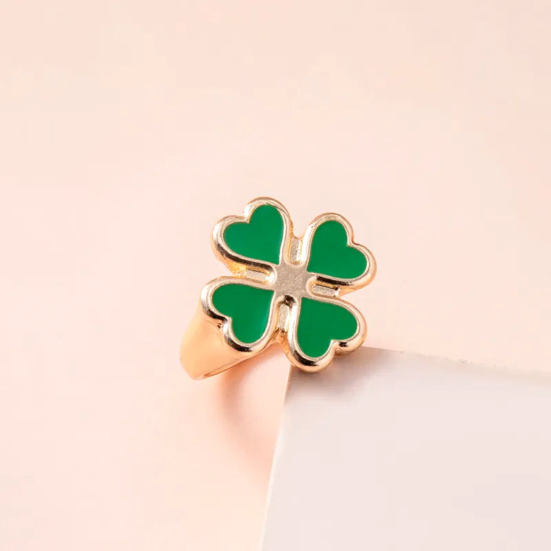 Four Leaf Clover Unisex Ring