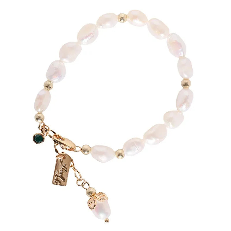 Natural Zircon Pearl Luxury Bracelet