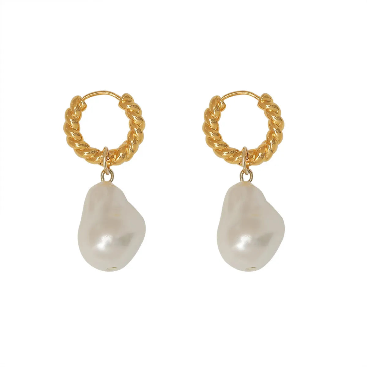 Irregular Pearl Earrings for Girls