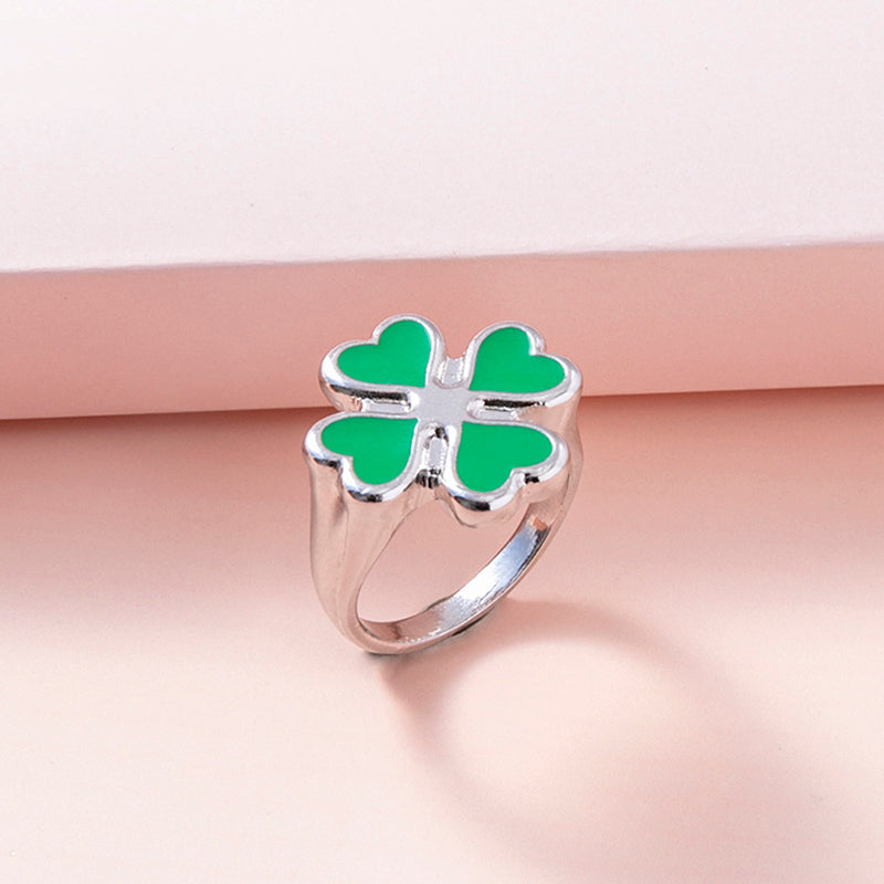 Four Leaf Clover Unisex Ring